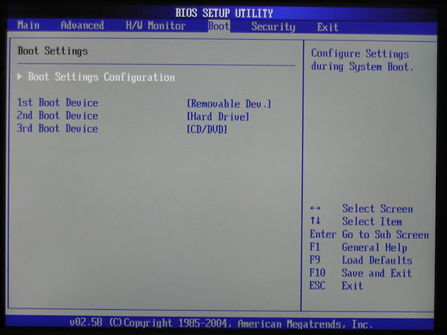 installing an os on a blank hard drive