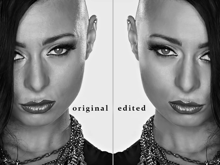 Original and Edited - Retouching by Ivan Blagojevic