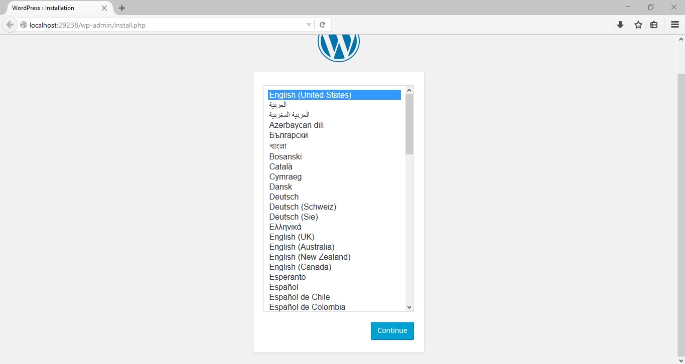 Default localhost. WORDPRESS how to install. Localhost/WORDPRESS. WORDPRESS install php install.php. App install PC on wp.