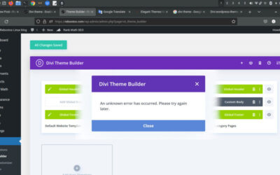 Divi theme – Enable Visual Builder and Theme Builder doesn’t work on Nginx
