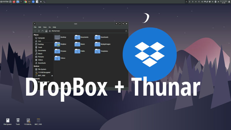 How to install DropBox on MX Linux XFCE