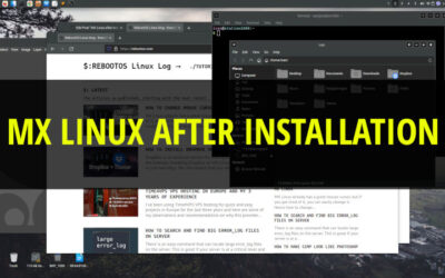 MX Linux after installation Where to start and how to setup