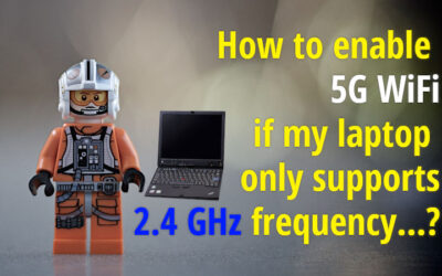 How to use 5G WiFi if your laptop only supports 2.4 GHz frequency